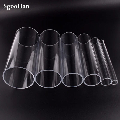 Planet Gates Outer dia 90mm / 32cm long(1pc) 1pc O.D 50~110mm Transparent Acrylic Aquarium Fish Tank Pipe Plexiglass Water Supply Tube Home Garden DIY Watering Fittings 32CM