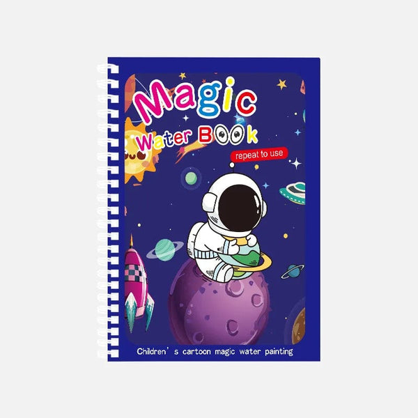 Planet Gates Outer space With pen Magic Water Drawing Book Children's Montessori Reusable Coloring Book, Sensory Early Educational Learning Painting Toys for Kids