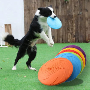 Planet Gates OUZEY Bite Resistant Flying Disc Toys For Dog Multifunction Pet Puppy Training Toys Outdoor Interactive Game Pet Dogs Products