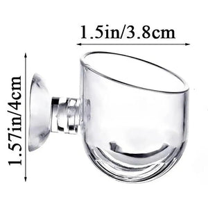 Planet Gates oval / CHINA fish Waterweed nursery pot Glass Aquarium decoration Pot Polka Water potted aquatic planting cylinder cup aquarium accessories