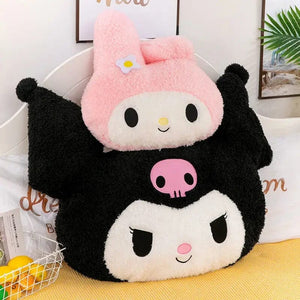 Planet Gates Oversized Kuromi Melody Sanrio Plush Toys Super Soft Plush Pillow Cushion Kwaii Plush Toys Children's Birthday Gifts