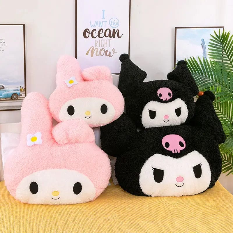 Planet Gates Oversized Kuromi Melody Sanrio Plush Toys Super Soft Plush Pillow Cushion Kwaii Plush Toys Children's Birthday Gifts