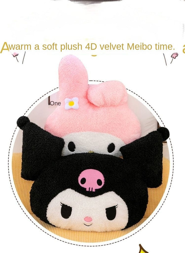 Planet Gates Oversized Kuromi Melody Sanrio Plush Toys Super Soft Plush Pillow Cushion Kwaii Plush Toys Children's Birthday Gifts