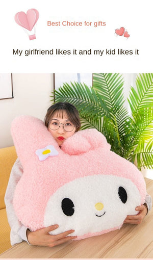 Planet Gates Oversized Kuromi Melody Sanrio Plush Toys Super Soft Plush Pillow Cushion Kwaii Plush Toys Children's Birthday Gifts