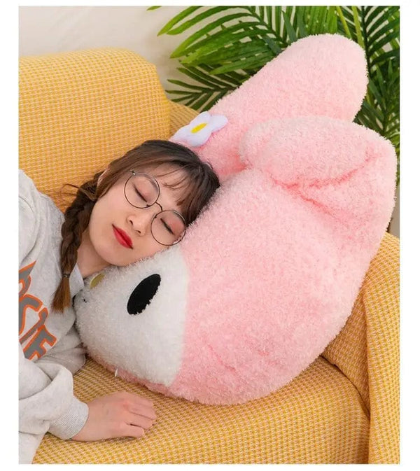 Planet Gates Oversized Kuromi Melody Sanrio Plush Toys Super Soft Plush Pillow Cushion Kwaii Plush Toys Children's Birthday Gifts