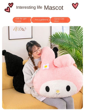 Planet Gates Oversized Kuromi Melody Sanrio Plush Toys Super Soft Plush Pillow Cushion Kwaii Plush Toys Children's Birthday Gifts