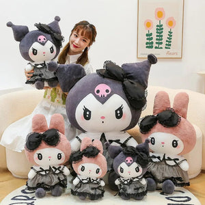 Planet Gates Oversized Sanrio Hello Kitty Kuromi Melody Stuffed Toys Soft Throw Pillow Plush Dolls Kids Birthday Valentines Gifts for Girls