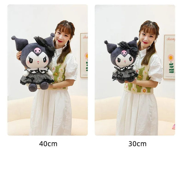 Planet Gates Oversized Sanrio Hello Kitty Kuromi Melody Stuffed Toys Soft Throw Pillow Plush Dolls Kids Birthday Valentines Gifts for Girls