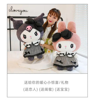 Planet Gates Oversized Sanrio Hello Kitty Kuromi Melody Stuffed Toys Soft Throw Pillow Plush Dolls Kids Birthday Valentines Gifts for Girls