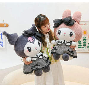 Planet Gates Oversized Sanrio Hello Kitty Kuromi Melody Stuffed Toys Soft Throw Pillow Plush Dolls Kids Birthday Valentines Gifts for Girls