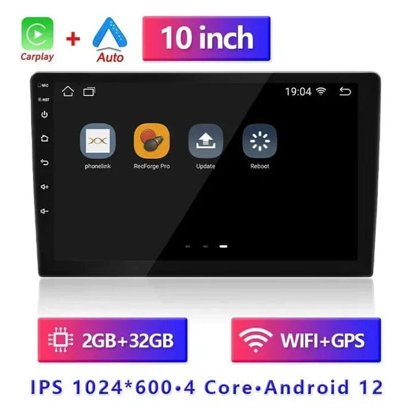 Planet Gates P-2 32G-10Inch BOSSCAR 7"9"10" Universal Car Radio 2Din Android Carplay Touchscreen MP5 MP4 Multimedia Video Player Wireless GPS FM Autoradio