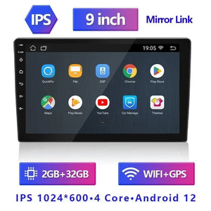 Planet Gates P-2 32G-10Inch BOSSCAR 7"9"10" Universal Car Radio 2Din Android Carplay Touchscreen MP5 MP4 Multimedia Video Player Wireless GPS FM Autoradio