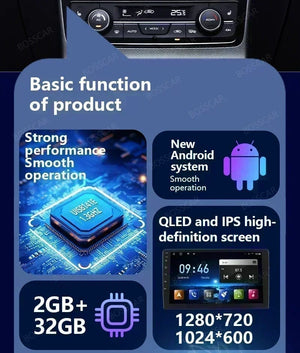 Planet Gates P-2 32G-10Inch BOSSCAR 7"9"10" Universal Car Radio 2Din Android Carplay Touchscreen MP5 MP4 Multimedia Video Player Wireless GPS FM Autoradio