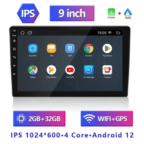 Planet Gates P-2 32G-10Inch BOSSCAR 7"9"10" Universal Car Radio 2Din Android Carplay Touchscreen MP5 MP4 Multimedia Video Player Wireless GPS FM Autoradio