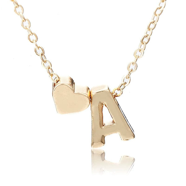 Planet Gates P 2024 Fashion Tiny Heart Dainty Initial Necklace With Letter Name Choker Necklace For Women Pendant Jewelry Accessories Gift