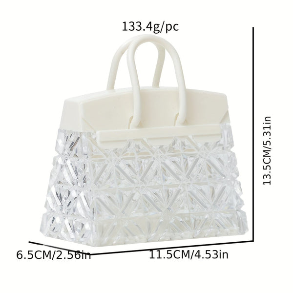 Planet Gates P-bag Small Table Lamp 1pc Fashion Bag Shaped Small Table Lamp, Plastic Decorative Light With Battery, Modernist Street Light Design Decorative