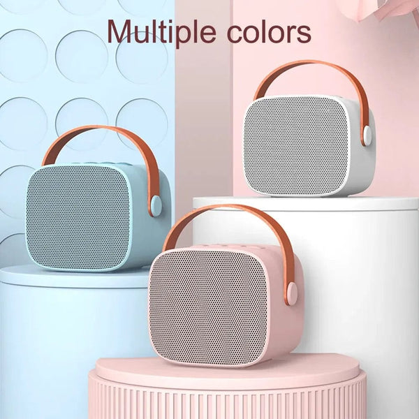 Planet Gates P2 Pink Two Mic Portable Karaoke Microphone Bluetooth Speaker KTV Double Mic Duet Adult Children Toys Suitable For Family Parties To Singing