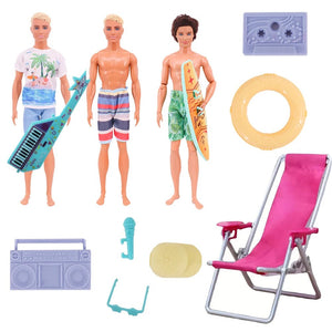 Planet Gates p5 Various Set Barbies Doll Clothes Swimsuits Bikini Accessories for Barbie Doll Shoes Boots Skateboard For Barbie Doll Accessories