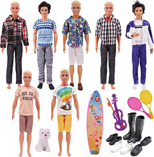 Planet Gates p6 Various Set Barbies Doll Clothes Swimsuits Bikini Accessories for Barbie Doll Shoes Boots Skateboard For Barbie Doll Accessories