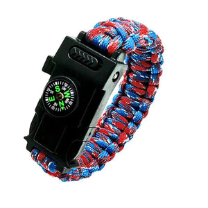 Planet Gates PA02-06CAMO Emergency Paracord 550 4mm Led Lights Camping Rope Parachute Cord Bracelet Survival Multifunction outdoor tools Camping survival