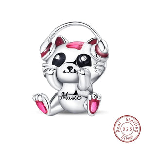 Planet Gates PAC1186 Fit Qikaola 925 Original Bracelets Blue Zircon Owl Luminous Sea Turtle Octopus 925 Silver Charms Beads DIY Birthday Jewelry Gift