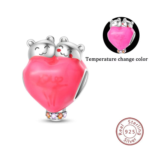 Planet Gates PAC1249 Fit Qikaola 925 Original Bracelets Blue Zircon Owl Luminous Sea Turtle Octopus 925 Silver Charms Beads DIY Birthday Jewelry Gift