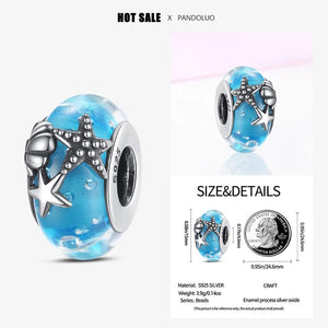 Planet Gates PAC447 2024 New in Hot Sale Original Charm Beads Fit Pandach Bracelet For Women 925 Silver Glow Discoloration Pendant Bead Jewelry Gift