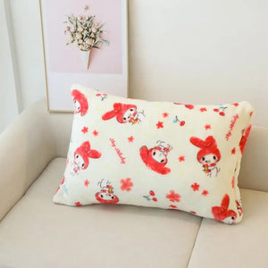 Planet Gates pachacco blanket / 200x200cm Cartoon Hello Kitty Plush Blanket Anime Flannel Pillowcase Kawaii Sanrio Room Decor Nap Air Conditioner QuiltFine Gift For Girl