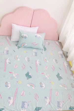 Planet Gates pachacco blanket / 200x200cm Cartoon Hello Kitty Plush Blanket Anime Flannel Pillowcase Kawaii Sanrio Room Decor Nap Air Conditioner QuiltFine Gift For Girl