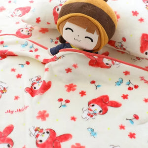 Planet Gates pachacco blanket / 200x200cm Cartoon Hello Kitty Plush Blanket Anime Flannel Pillowcase Kawaii Sanrio Room Decor Nap Air Conditioner QuiltFine Gift For Girl