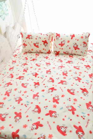 Planet Gates pachacco blanket / 200x200cm Cartoon Hello Kitty Plush Blanket Anime Flannel Pillowcase Kawaii Sanrio Room Decor Nap Air Conditioner QuiltFine Gift For Girl