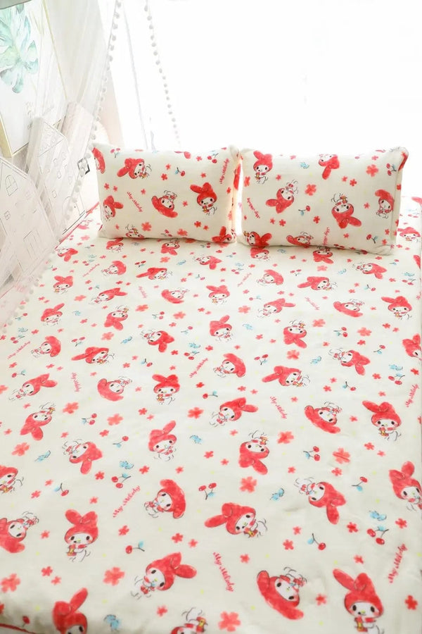 Planet Gates pachacco blanket / 200x200cm Cartoon Hello Kitty Plush Blanket Anime Flannel Pillowcase Kawaii Sanrio Room Decor Nap Air Conditioner QuiltFine Gift For Girl