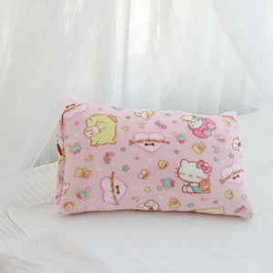 Planet Gates pachacco blanket / 200x200cm Cartoon Hello Kitty Plush Blanket Anime Flannel Pillowcase Kawaii Sanrio Room Decor Nap Air Conditioner QuiltFine Gift For Girl