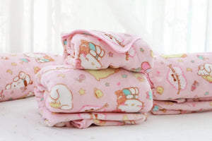 Planet Gates pachacco blanket / 200x200cm Cartoon Hello Kitty Plush Blanket Anime Flannel Pillowcase Kawaii Sanrio Room Decor Nap Air Conditioner QuiltFine Gift For Girl