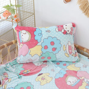 Planet Gates pachacco blanket / 200x200cm Cartoon Hello Kitty Plush Blanket Anime Flannel Pillowcase Kawaii Sanrio Room Decor Nap Air Conditioner QuiltFine Gift For Girl