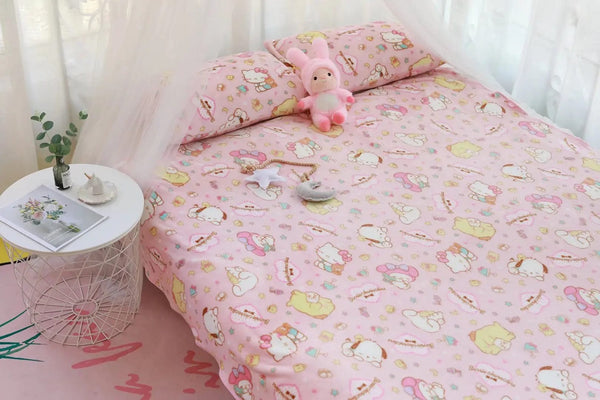 Planet Gates pachacco blanket / 200x200cm Cartoon Hello Kitty Plush Blanket Anime Flannel Pillowcase Kawaii Sanrio Room Decor Nap Air Conditioner QuiltFine Gift For Girl
