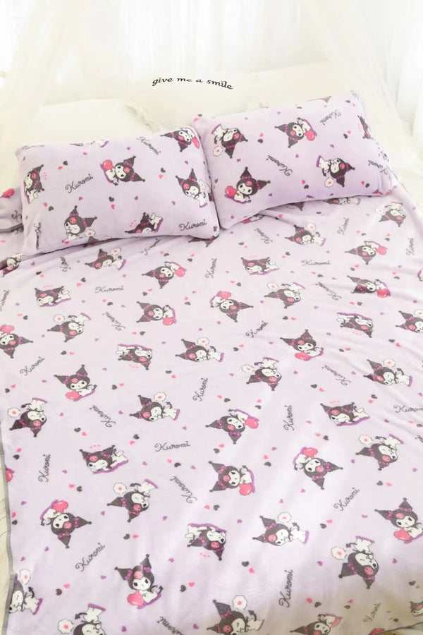 Planet Gates pachacco blanket / 200x200cm Cartoon Hello Kitty Plush Blanket Anime Flannel Pillowcase Kawaii Sanrio Room Decor Nap Air Conditioner QuiltFine Gift For Girl