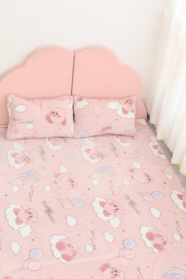 Planet Gates pachacco blanket / 200x200cm Cartoon Hello Kitty Plush Blanket Anime Flannel Pillowcase Kawaii Sanrio Room Decor Nap Air Conditioner QuiltFine Gift For Girl