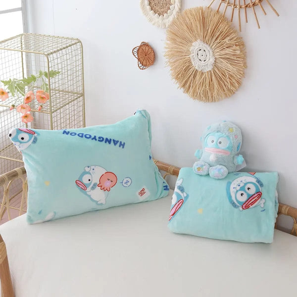 Planet Gates pachacco blanket / 200x200cm Cartoon Hello Kitty Plush Blanket Anime Flannel Pillowcase Kawaii Sanrio Room Decor Nap Air Conditioner QuiltFine Gift For Girl
