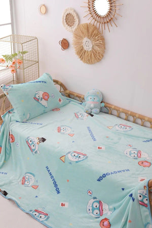 Planet Gates pachacco blanket / 200x200cm Cartoon Hello Kitty Plush Blanket Anime Flannel Pillowcase Kawaii Sanrio Room Decor Nap Air Conditioner QuiltFine Gift For Girl