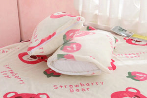 Planet Gates pachacco blanket / 200x200cm Cartoon Hello Kitty Plush Blanket Anime Flannel Pillowcase Kawaii Sanrio Room Decor Nap Air Conditioner QuiltFine Gift For Girl