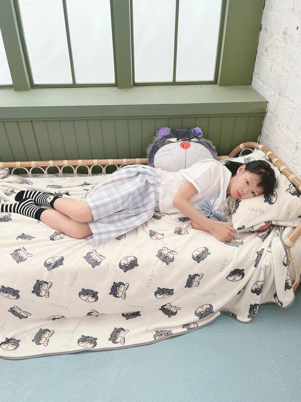 Planet Gates pachacco blanket / 200x200cm Cartoon Hello Kitty Plush Blanket Anime Flannel Pillowcase Kawaii Sanrio Room Decor Nap Air Conditioner QuiltFine Gift For Girl
