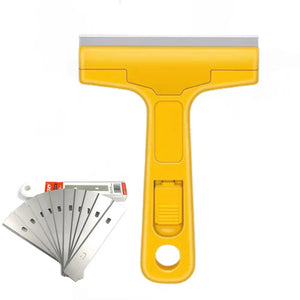 Planet Gates Package 1 100mm Cleaning Shovel Cutter Portable Cleaning Knife Glass Floor Tiles Scraper Blade Seam Removal Household Kitchen Hand Tool
