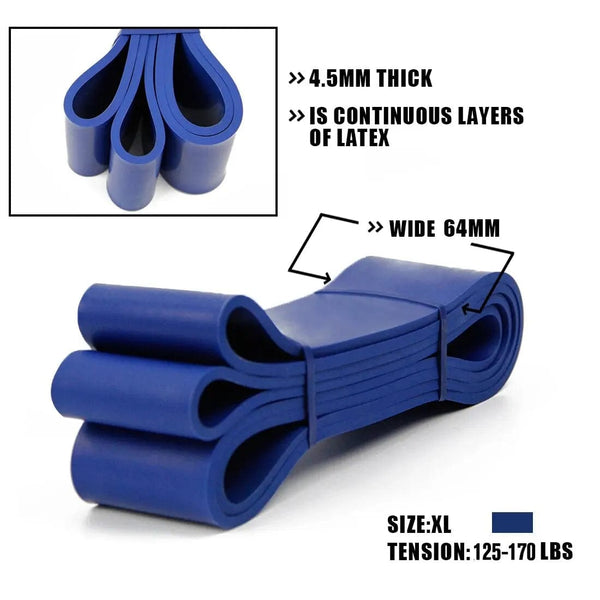 Planet Gates Package 2 Pull Up Assist Bands - Stretch Resistance Band - Mobility Band - Powerlifting Bands - by Perfect for Body Stretching Powerlifti