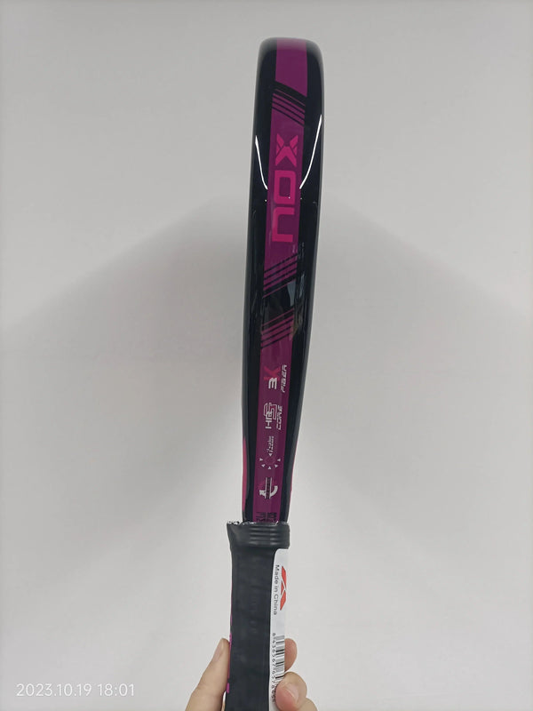 Planet Gates Padel Tennis Racket, 3K Carbon Fiber, Eva Soft Memory Shape, Rough Surface, High Balance Padel Paddle without Bag