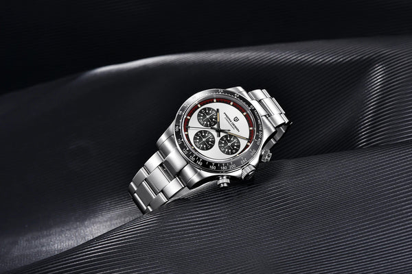 Planet Gates PAGANI DESIGN 2024 New Men Quartz Wristwatch Fashion Ceramic Bezel Chronograph Stopwatch Waterproof 100m Stainless Watch for Men