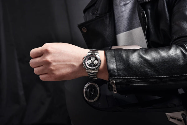 Planet Gates PAGANI DESIGN 2024 New Men Quartz Wristwatch Fashion Ceramic Bezel Chronograph Stopwatch Waterproof 100m Stainless Watch for Men
