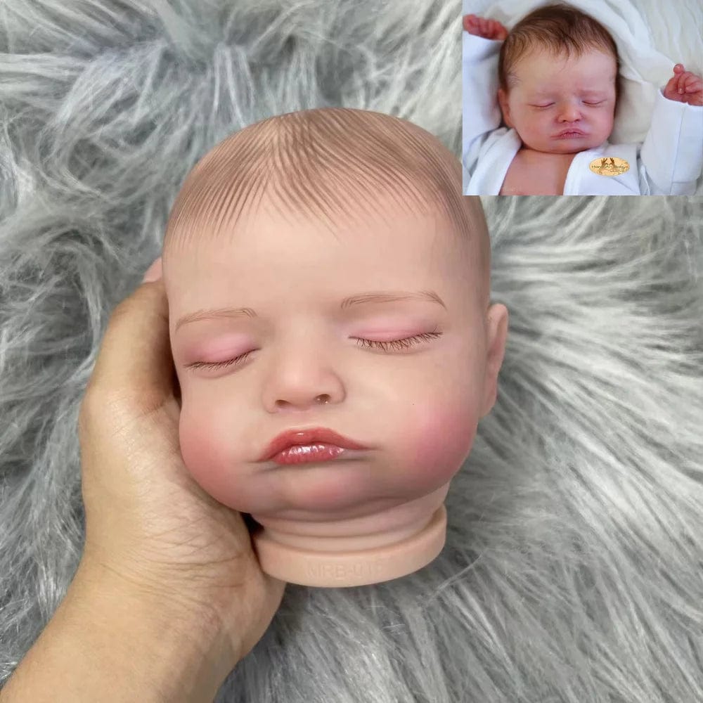 Planet Gates Painted Doll Kit / With Cloth Body 19 inch Painted Vinyl Reborn Doll Kit Rosalie Unassembled Lifelike Baby 3D Painting with Visible Veins Cloth Body Included