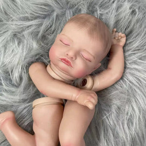 Planet Gates Painted Doll Kit / With Cloth Body 19 inch Painted Vinyl Reborn Doll Kit Rosalie Unassembled Lifelike Baby 3D Painting with Visible Veins Cloth Body Included