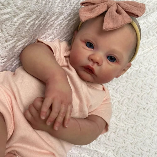 Planet Gates Painted Hair A / Cloth Body Doll Finished Reborn Doll Meadow Full Silicone Vinyl Newborn Toy For Kids Gifts Boneca Renascida Brinquedo Bebe Para Crianças Menina